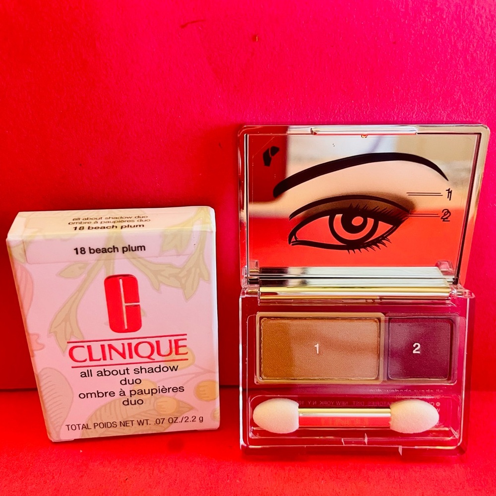 Clinique Eyeshadow Palette Brown and Purple
